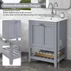 Merax Waschbeckenunterschrank, Waschtisch mit Unterschrank, Produktbild-Vorschau 6