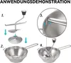 Passiergerät aus Edelstahl mit 3X Siebeinsatz, Passiermühle Produktbild-Vorschau 4