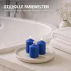 Candele di cera a pilastro Ø4cm x 6cm ( 6 pezzi ) diametro Anteprima dell’immagine prodotto 6