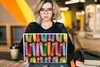 MuchoWow® Laptop Aufkleber Sticker Cover Bleistift - Muster Produktbild-Vorschau 5