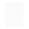 A blank lined notebook page. Produktbild-Vorschau