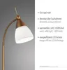 A close-up of a desk lamp with its features listed. Produktbild-Vorschau