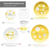 Servizio combinato Pula giallo 30 pezzi stoviglie a pois Anteprima dell’immagine prodotto 5
