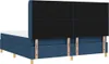 Boxspringbett mit Matratze mit Kopfteil Blau 200 x 200 cm Produktbild-Vorschau 4