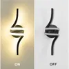 ZMH Wandlampe Innen LED Wandleuchte Schwarz Wand Lampe für Produktbild-Vorschau 7