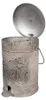Clayre & Eef Kosz na śmieci z pedałem 24 x 24 x 36 cm, Podgląd zdjęcia produktu 2