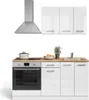 Singleküche Vicco R-Line Weiß Hochglanz/Weiß 160 cm mit Produktbild-Vorschau 5