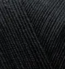 Příze DIVA - 100g / 350 m - Černá Náhled obrázku produktu 4