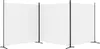 vidaXL Paravent 3 pcs. blanc 525x180 cm Tissu Voir les images du produit 4