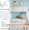 Sweiko Lit superposé, Lit d'enfant Avec fenêtre, Avec Voir les images du produit 7
