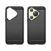 Hülle für Huawei P70 Carbon-Faser Weich TPU Silikon Produktbild-Vorschau 3