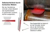 Diagrams and a photo illustrating the manufacturing process of a spade blade, showing how it is made self-sharpening through conical rolling. Náhľad obrázku produktu