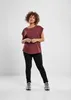 Dames T-shirt Urban Classics Basic, model met getaillede Productafbeelding-voorbeeld 13