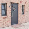 Relaxdays Türglocke Gusseisen WELCOME, Antik-Stil, goldene Produktbild-Vorschau 2