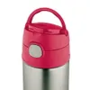 Kinder-Thermoskanne mit Strohhalm Thermoskanne 0,35l Blumen Produktbild-Vorschau 4