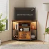 TV Lowboard Eckschrank mit LED Beleuchtung, Produktbild-Vorschau 4