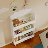 Wolkenregal mit 3 Ablagen für Spielzeug und Bücher, Weiß Produktbild-Vorschau 3