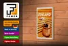 Holzschild Reise 12x18 cm Finnland Sauna Erholung Produktbild-Vorschau 4