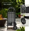 Porte bûches avec pelle, balai et tisonnier - noir Voir les images du produit 4