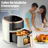 OYAJIA 6L Heißluftfritteuse mit Sichtfenster, Friteuse Produktbild-Vorschau 8