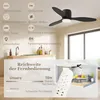 HOMCOM Deckenventilator mit Lampe und Fernbedienung, Produktbild-Vorschau 8