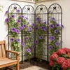 Relaxdays Rankgitter, 4er Set, HxB: 220 x 50 cm, Metall, Produktbild-Vorschau 3