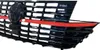 Calandre noire brillante avec bandeau rouge, compatible Voir les images du produit 4