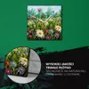 Coloray Uhr auf Leinwand 30x30 cm Wand Uhr Dekoration Produktbild-Vorschau 5