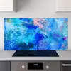 Coloray Küchenrückwand 140x70 Spritzschutz aus Glas - blau Produktbild-Vorschau 2