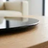 Glasplatte TERRY 100cm schwarz 8mm rund gehärtetes Glas Produktbild-Vorschau 6