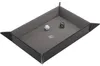 Plateau à dés magnétique rectangulaire noir et gris pour Voir les images du produit 1