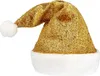Cappello di Babbo Natale "Glitter" | Oro Anteprima dell’immagine prodotto 5