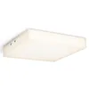 A square, white LED ceiling light fixture is shown against a white background. Produktbild-Vorschau