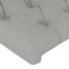 vidaXL Kopfteil mit Ohren Hellgrau 103x23x78/88 cm Stoff Produktbild-Vorschau 5