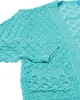 SANIKA cardigan da donna - turchese, XS/S Anteprima dell’immagine prodotto 3