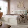 Flieks Čalouněná postel 140x200 cm s matrací, Postel Náhled obrázku produktu 3