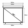 Maclean TV Leinwand MC-592 100" 200x150 4:3 Podgląd zdjęcia produktu 8