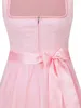 Dirndl Hofstetten 65cm Länge puderrosa 36 Produktbild-Vorschau 2