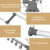 Składany wieszak na ubrania, 2-warstwowy aluminiowy wieszak Podgląd zdjęcia produktu 6