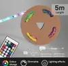 LED Stripe RGB Fernbedienung kürzbar Dimmbar 24W weiß Produktbild-Vorschau 1