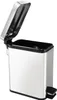 Pedalmülleimer Modern 5 Liter Silber Produktbild-Vorschau 2