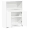vidaXL Sideboard mit LED Weiß 72x34x100 cm Holzwerkstoff Produktbild-Vorschau 7