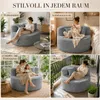 Pohovka "Sitzsack" 110 cm, potažená kvalitní tkaninou Náhled obrázku produktu 5