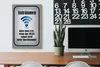 Holzschild Spruch 20x30cm aufräumen wenn Wlan nicht an Produktbild-Vorschau 5