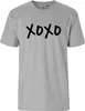 Huuraa Herren T-Shirt XOXO Kuss L Sport Grey Bio Baumwolle Produktbild-Vorschau 2