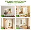 Grand autocollant miroir 100 x 60 cm – Autocollants à effet Voir les images du produit 7
