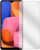 A clear screen protector is placed over a smartphone screen. Podgląd zdjęcia produktu