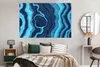 MuchoWow® Poster Achat - Neon - Blau - Edelstein 180x120 cm Produktbild-Vorschau 4