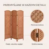 IvoQ Parawan 3 panele – Przegroda pokojowa – 170x120 cm – Podgląd zdjęcia produktu 5