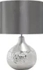 BELIANI Lampa stołowa srebrna porcelanowa 43 cm dekoracyjna Podgląd zdjęcia produktu 1